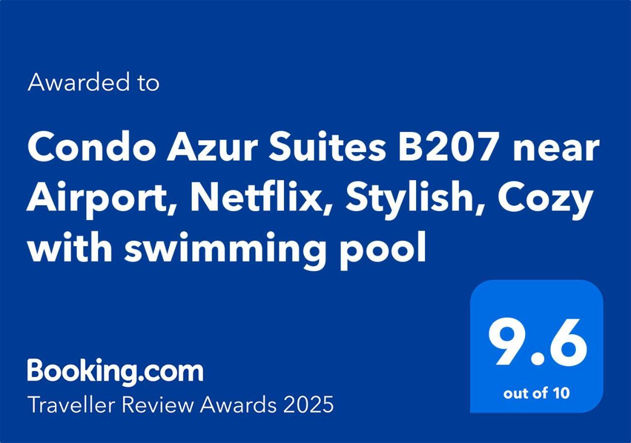 Condo Azur Suites B207 Near Airport, Netflix, Stylish, Cozy With Swimming Pool Lapu-Lapu City Eksteriør bilde